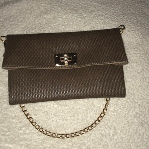New Classy Brown Dual Clutch Purse!
